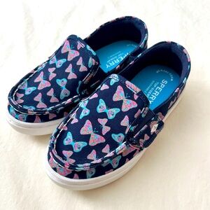 Sperry kids butterfly shoes size 10 NWOT